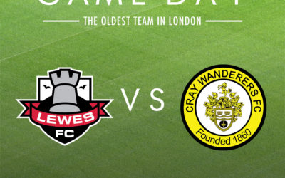 Lewes vs Cray Wanderers – Saturday 19th October – 3pm – Match Preview & Directions