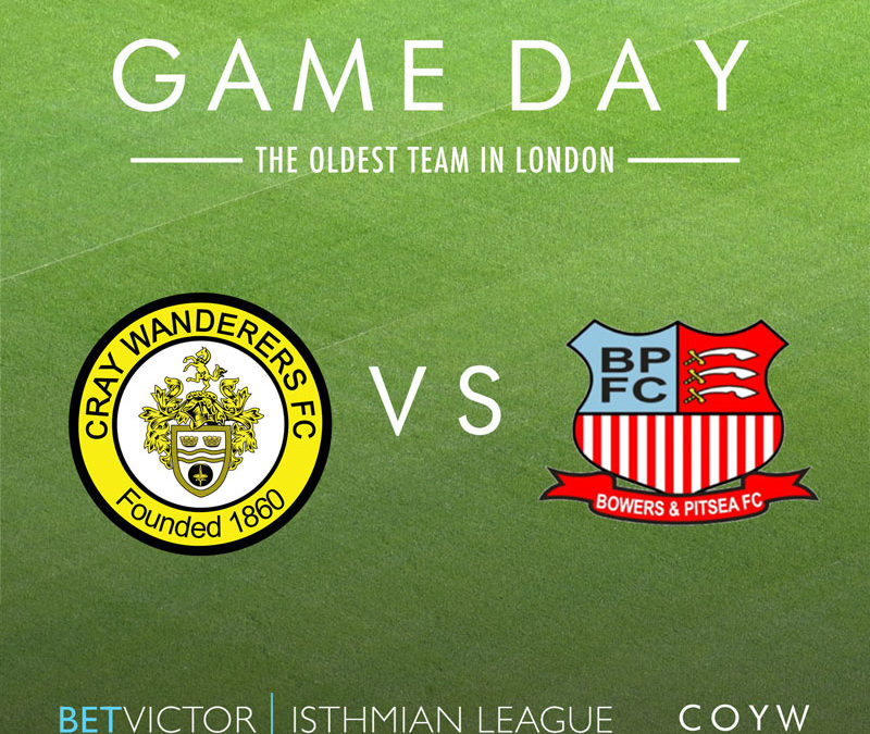Cray Wanderers 3 Bowers & Pitsea 1 – Match Report
