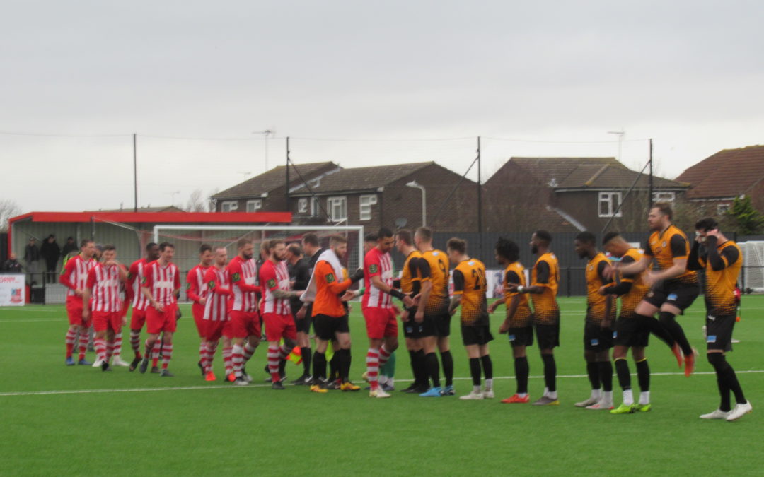Bowers & Pitsea 1 Cray Wanderers 2 – Isthmian Premier – 11/1/20, Match Report
