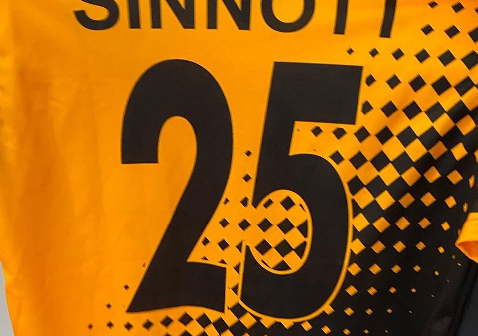Cray Wanderers – Donation of club shirt in memory of Jordan Sinnott