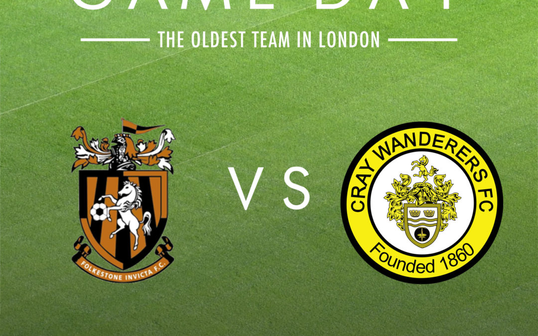 February Fixtures Update – Folkestone Invicta vs Cray Wanderers, Tues 18th February – MATCH POSTPONED