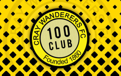 Cray Wanderers 100 Club Draw this Sunday + remaining dates in 2020 + how to join