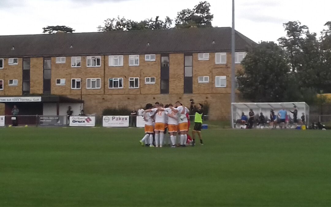 Cray Wanderers 2019-20 – That was the season that wasn’t – Pictorial Review – Match 5 – Potters Bar Town v Cray Wanderers
