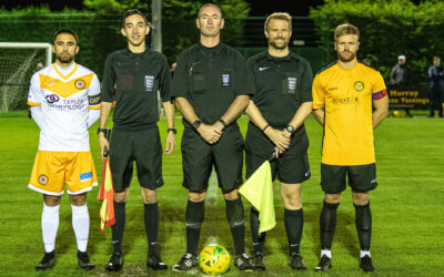 Cray Wanderers 2019-20 – That was the season that wasn’t – Pictorial Review – League Match 11 – Merstham vs. Cray Wanderers, 15/10/19