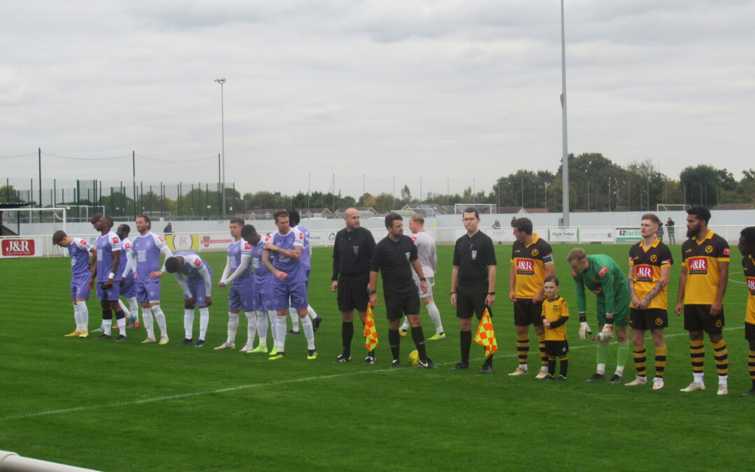 Cheshunt 4 Cray Wanderers 0 – Isthmian Premier – Saturday 23rd October, Match Report