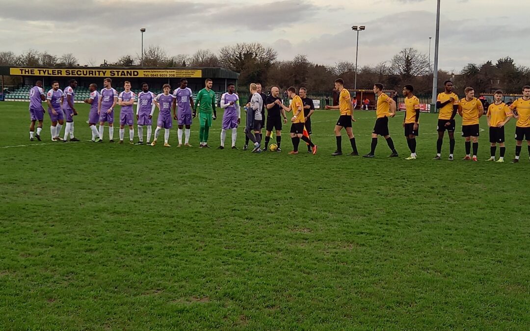 East Thurrock United 1 Cray Wanderers 3 – Isthmian Premier, 1/1/22, Match Report