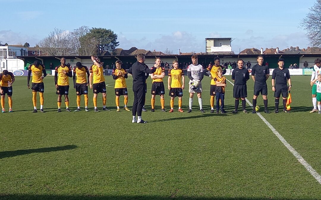 Bognor Regis Town 2 Cray Wanderers 3 – Isthmian Premier, Sat 12th March  – Match Report