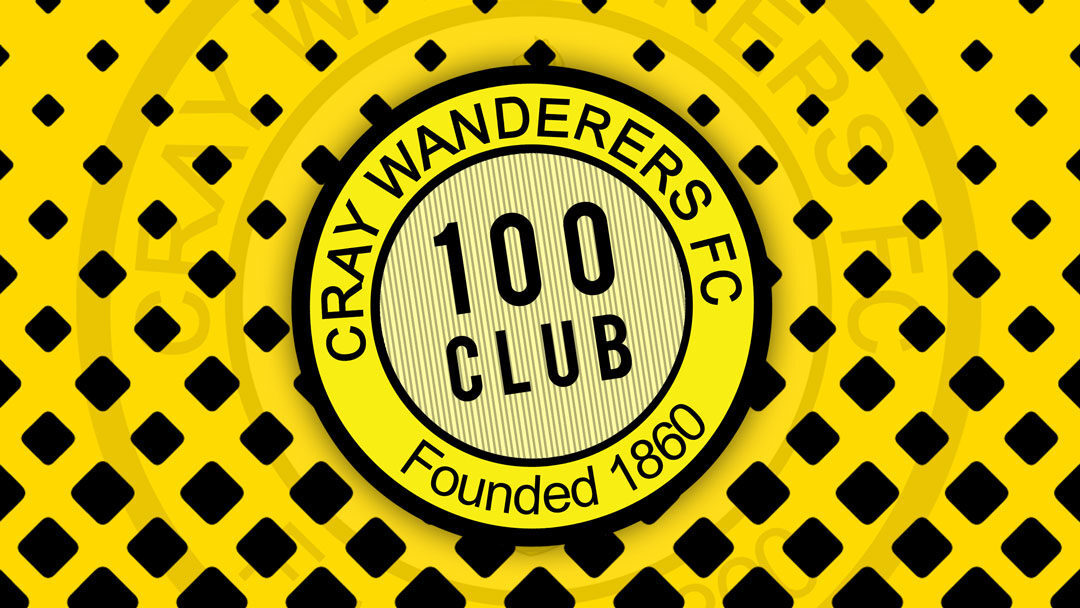 Cray Wanderers 100 Club Draw Results for September