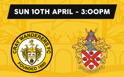 Cray Wanderers vs Hornchurch, Isthmian Premier, Sunday 10th April, 3pm – Match Preview