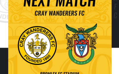 Cray Wanderers vs Bognor Regis Town – Isthmian Premier – Wednesday 17th August, 7.45 pm – Match Preview