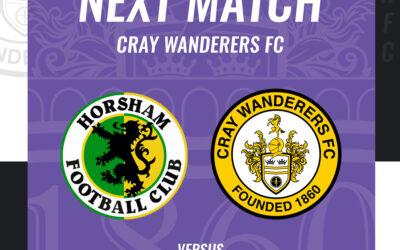 Horsham vs Cray Wanderers – Isthmian Premier, Tuesday 22nd November, 7.45 pm – Match Preview & Directions