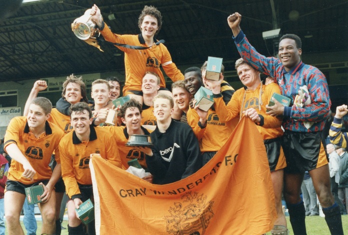 Cray Wanderers Kent Senior Trophy Winners 1992-93 – A 30 year anniversary interview with match winner Sam Wright