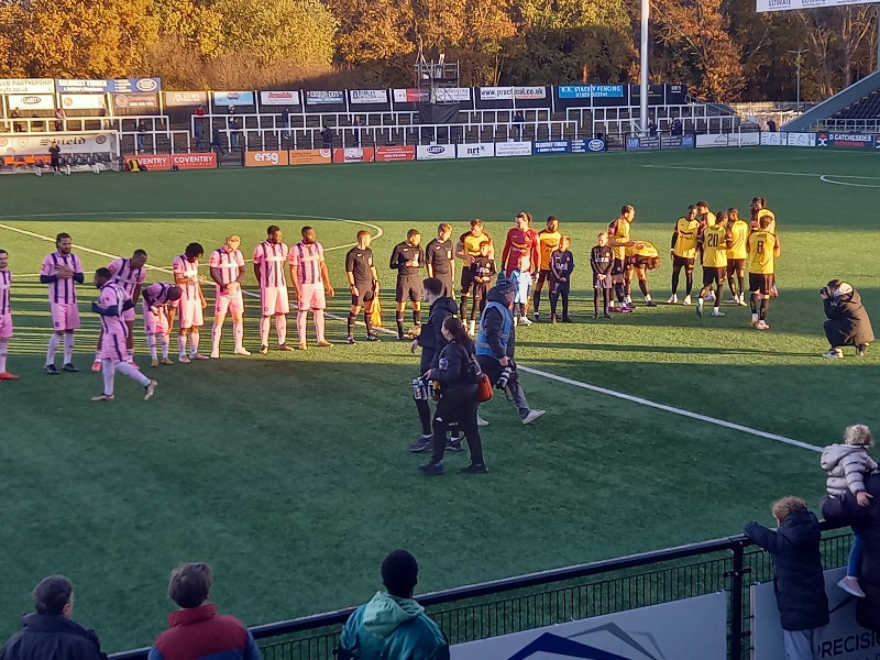 Cray Wanderers 1 Dulwich Hamlet 1 – Isthmian Premier, Saturday 25th November, Match Report