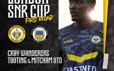 Cray Wanderers vs Tooting & Mitcham United – London Senior Cup 1st Round – 8/11/23, 7.45 pm – Match Preview