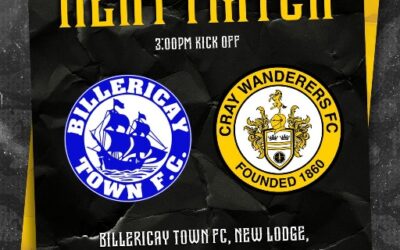 Billericay Town vs Cray Wanderers – Isthmian Premier – Saturday 13th January, 3 pm – Match Preview & Directions