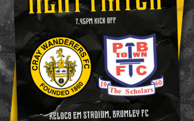 Cray Wanderers vs Potters Bar Town – Isthmian Premier – Wednesday 13th March, 7.45 pm – Match Preview