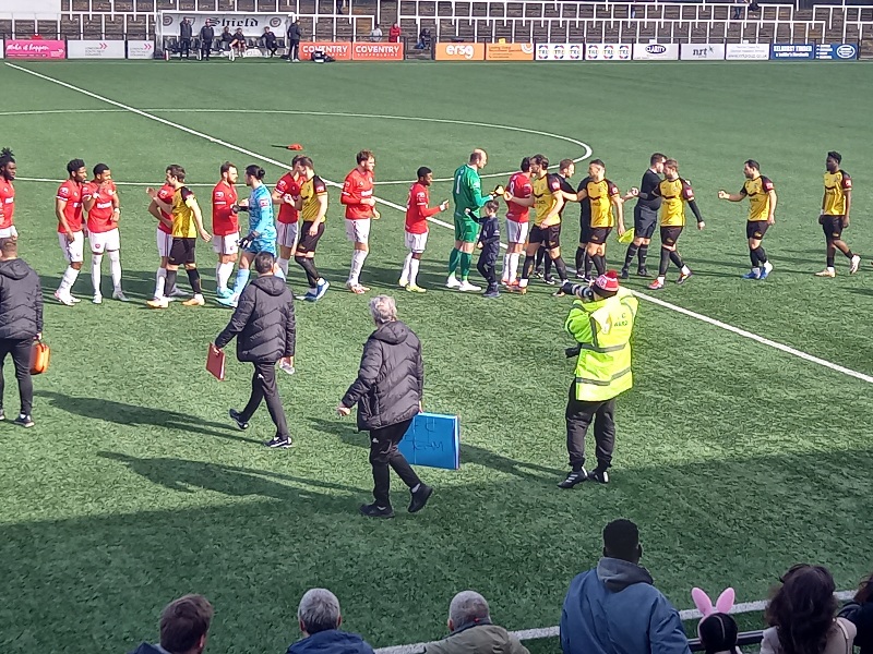 Cray Wanderers 2 Chatham Town 2 – Isthmian Premier – Friday 29th March – Match Report