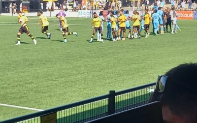 Cray Wanderers 1 Brentwood Town 5 – Isthmian Premier – Monday 25th August – Match Report