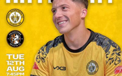 Cray Wanderers vs Folkestone Invicta – Isthmian Premier – Tuesday 12th August, 7.45 pm – Match Preview + The pre-match thoughts of Tim O’Shea + Directions