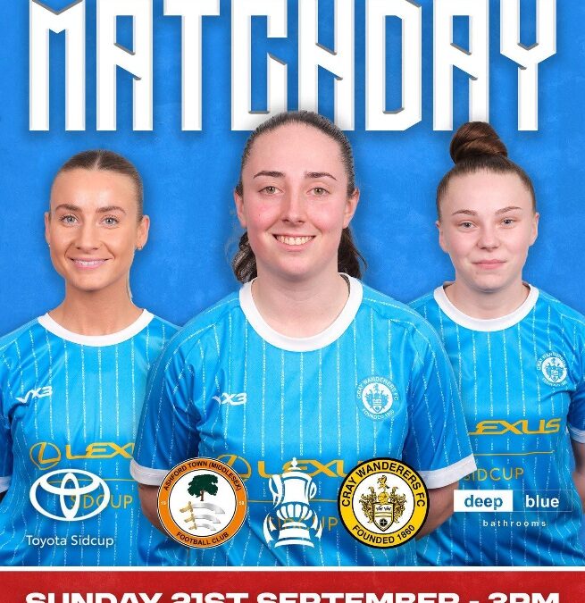Ashford Town (Middlesex) Women vs Cray Wanderers Women – Adobe Women’s FA Cup 2QR – 21/9/25, 3 pm.