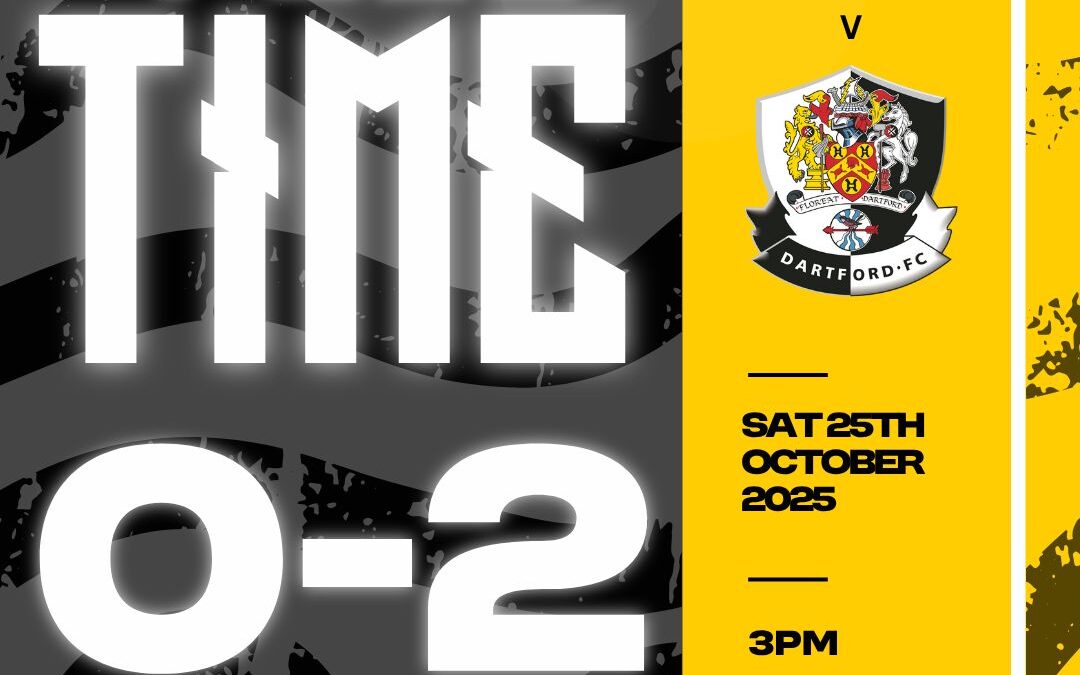 Cray Wanderers 0 Dartford 2 – Isthmian Premier – Saturday 25th October – Match Report