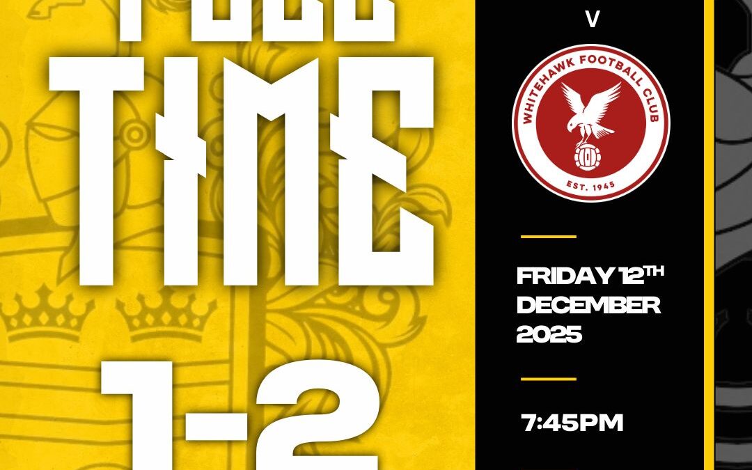 Cray Wanderers 1 Whitehawk 2 – Isthmian Premier – Friday 12th December – Match Report