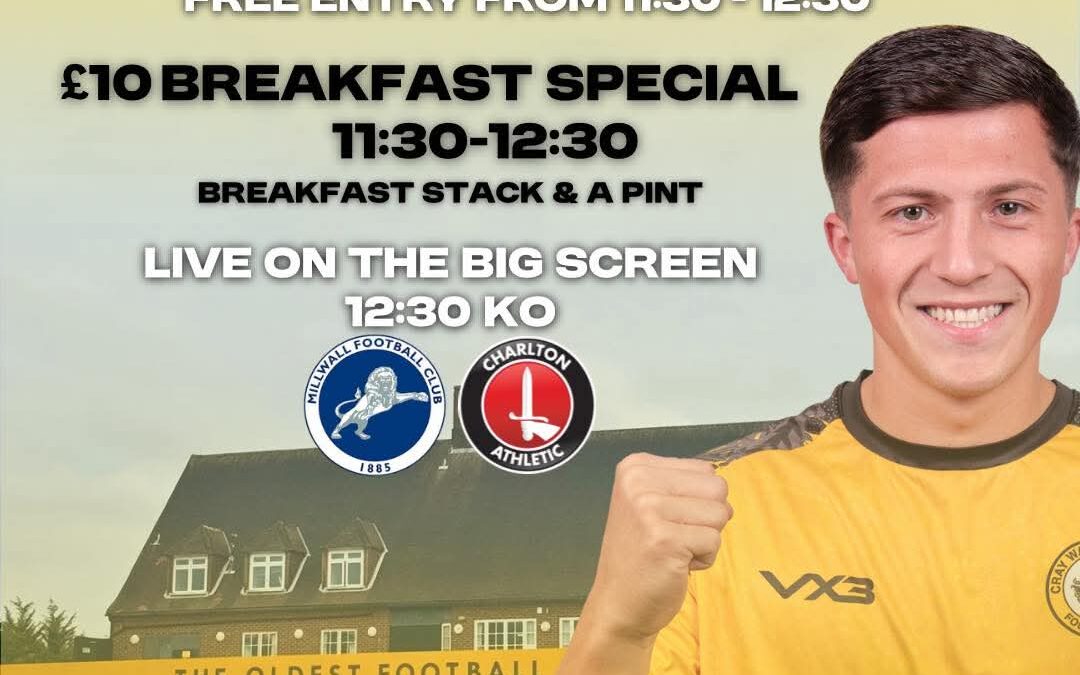 Cray Wanderers vs Carshalton Athletic – Isthmian Premier – Saturday 24th January, 3 pm – Match Preview & The thoughts/programme notes of Tim O’Shea