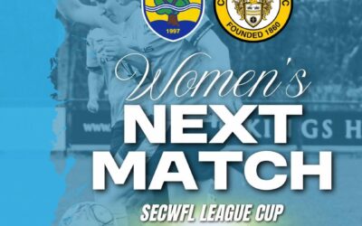 Parkwood Rangers Women vs Cray Wanderers Women – SECWFL Cup Semi Final – Sunday 1st March, 3 pm