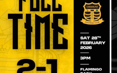 Cray Wanderers 2 Cheshunt 1 – Isthmian Premier – Saturday 28th February – Match Report