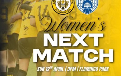 Cray Wanderers Women vs Tonbridge Angels Women – SECWFL Premier League – Sunday 12th April, 3 pm.