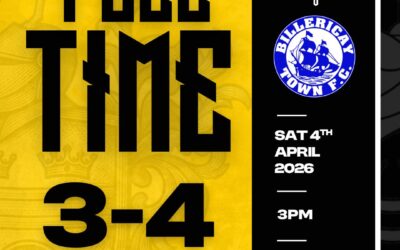 Cray Wanderers 3 Billericay Town 4 – Isthmian Premier – Saturday 4th April – Match Report