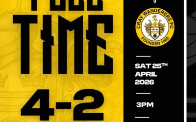 Burgess Hill Town 4 Cray Wanderers 2 – Isthmian Premier – Saturday 25th April – Match Report