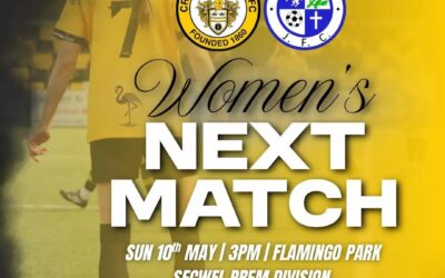 Cray Wanderers Women vs Long Lane JFC Women – SECWFL Premier – Sunday 10th May –Β Match CancelledΒ