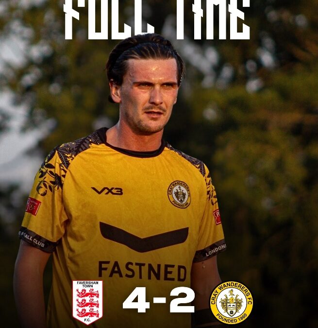 Faversham Town 4 vs Cray Wanderers 2 PSF – 1/8/26 – Match Report