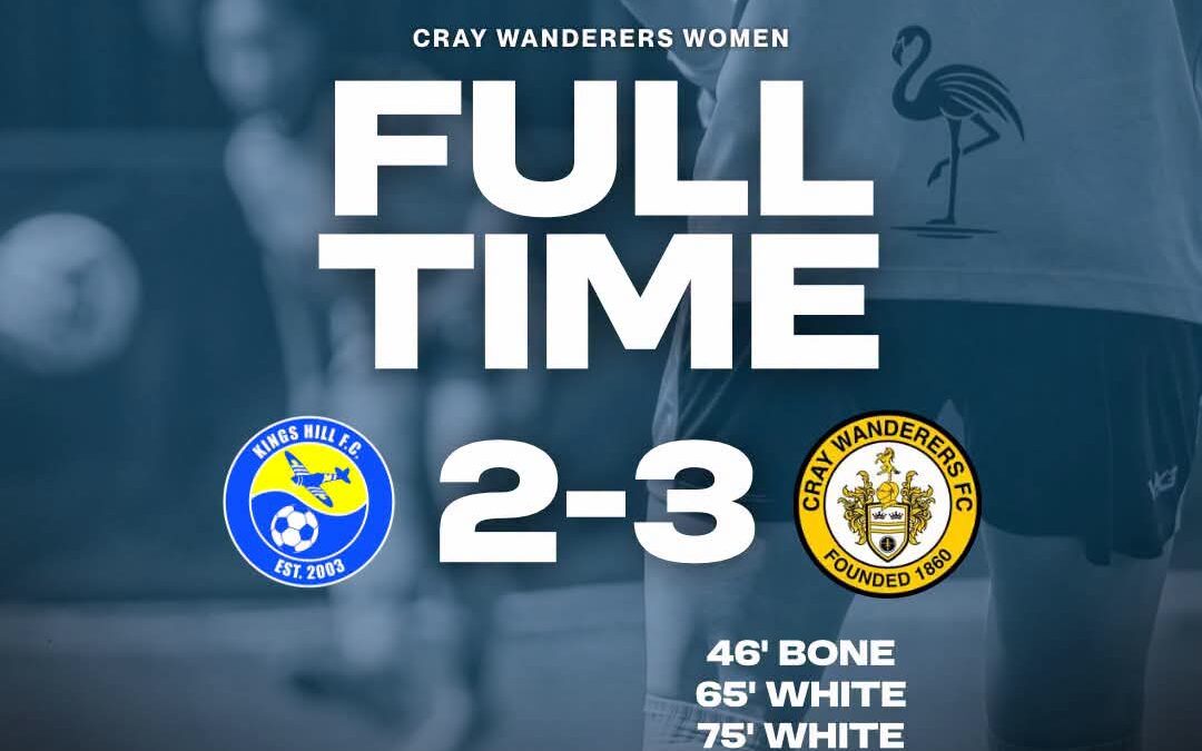 Kings Hill Women 2 Cray Wanderers Women 3 – SECWFL Premier – 13/9/26