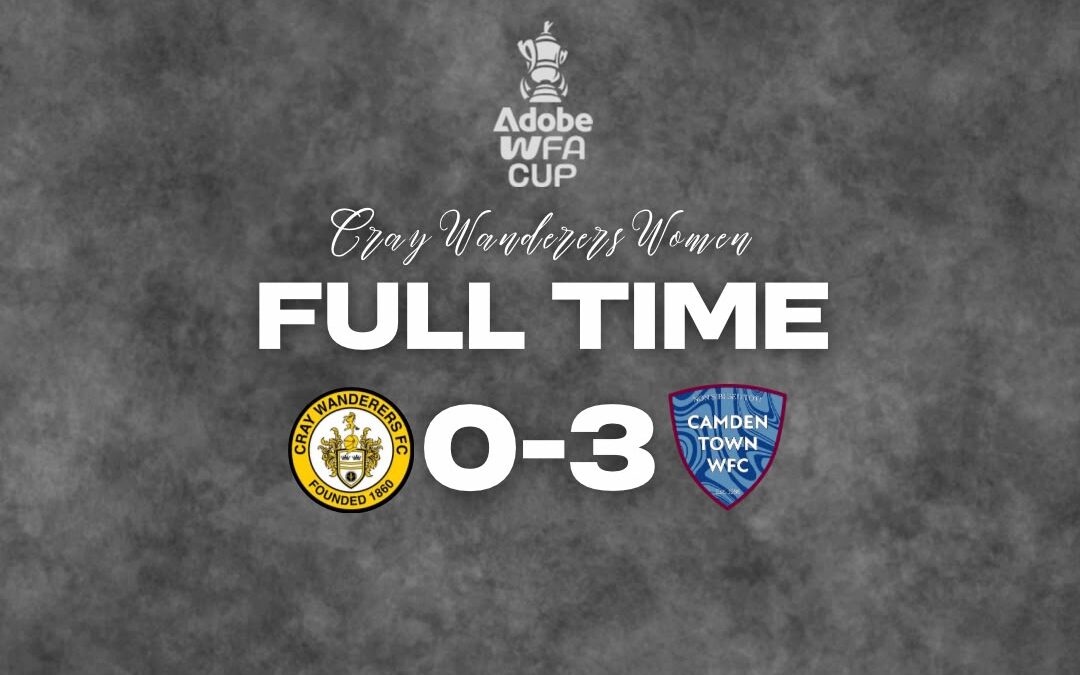 Cray Wanderers Women 0 Camden Town Women 3 – Adobe Women’s FA Cup 1st Qualifying Round – 6/9/26 – Match Report