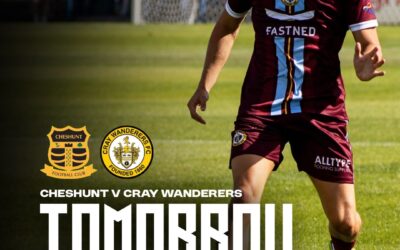 Cheshunt vs Cray Wanderers – FA Trophy 3rd Qualifying Round – 26/9/26 – Match Preview & Directions