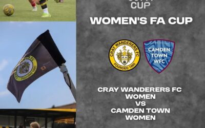 Cray Wanderers Women vs Camden Town Women – Adobe Women’s FA Cup 1st Qualifying Round – 6/9/26, 2 pm