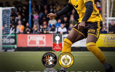 FA Trophy 2nd Round Draw – Folkestone Invicta v Cray Wanderers – 14/11/26, 3 pm