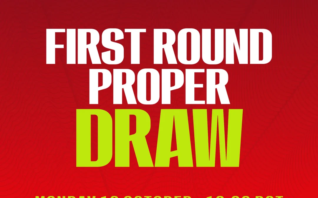 FA Cup 1st Round Draw – 19/10/26 – 6.30 pm