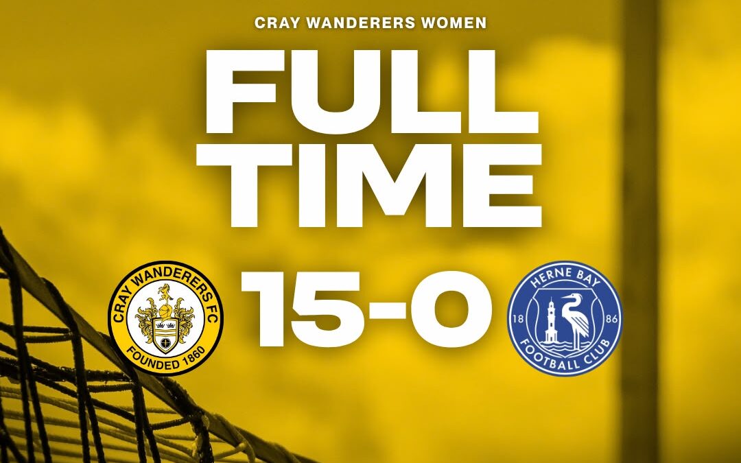 Cray Wanderers Women 15 Herne Bay Women Development – SECWFL Premier – 4/10/26 – Match Report