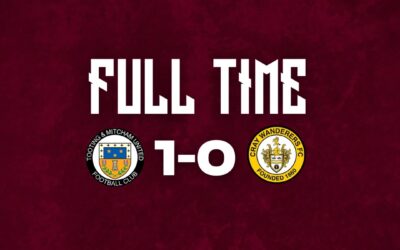 Tooting & Mitcham United 1 Cray Wanderers 0 – London Senior Cup 2nd Round – 13/10/26